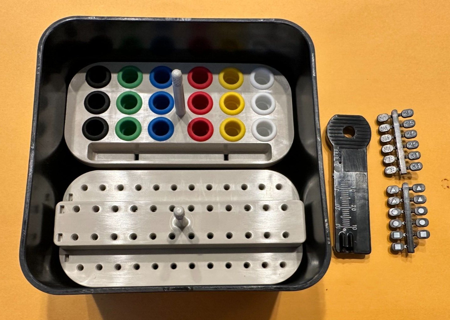 Dental Endo Organizer 48 Holes + Gutta. VDW SEMI-BOX 2000. VDW Germany