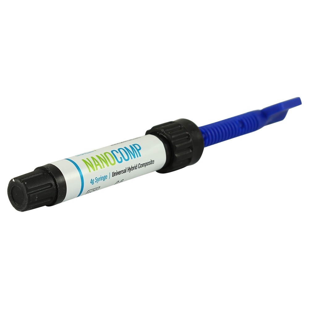 NanoComp Universal Micro Hybrid Gel Dental Composite Restoration Syringe 4g