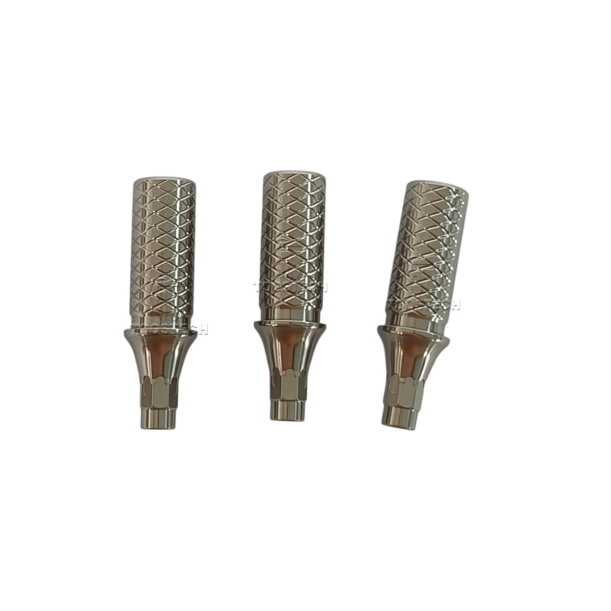 10pcs Titanium Temporary abutment fits to Megagen Blue diamond platform NC/RC
