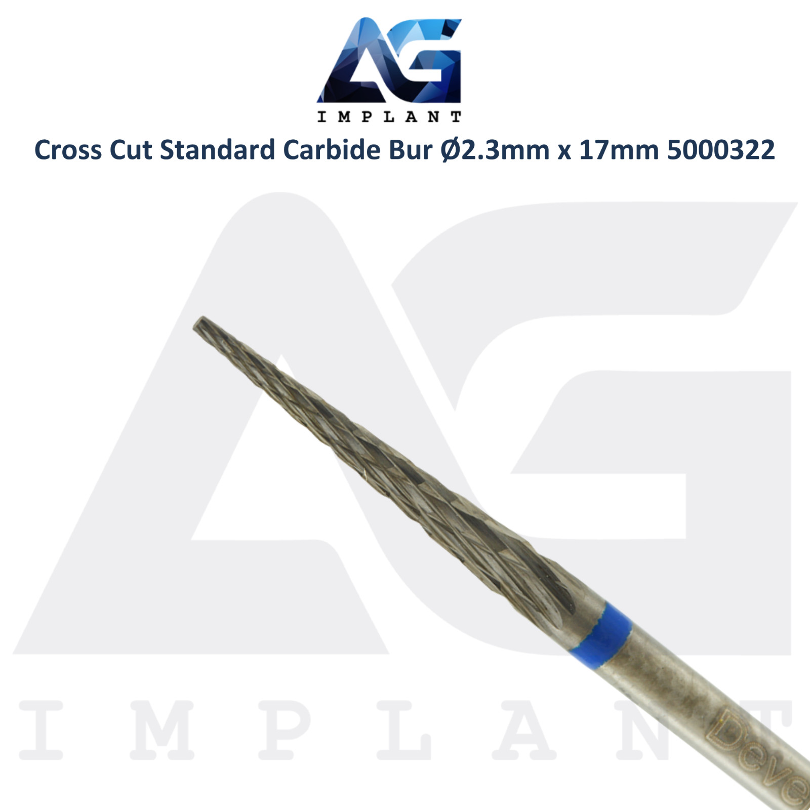 Dental Wilson Cross Cut Needle Standard Bur Ø2.3x17mm Tungsten Carbide 5000322