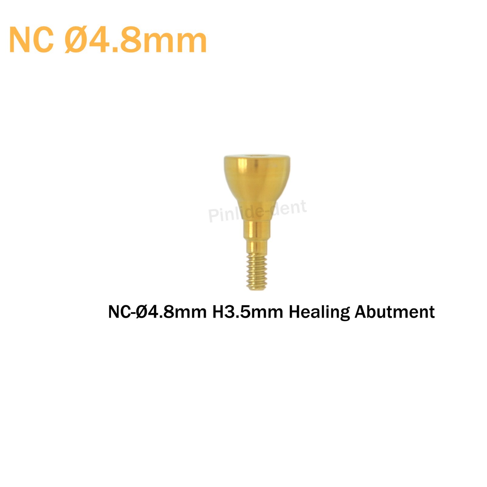 Dental Healing Abutment NC Ø3.6/4.8mm Dia Cover Screw fits ITI Straumann BL/BLT