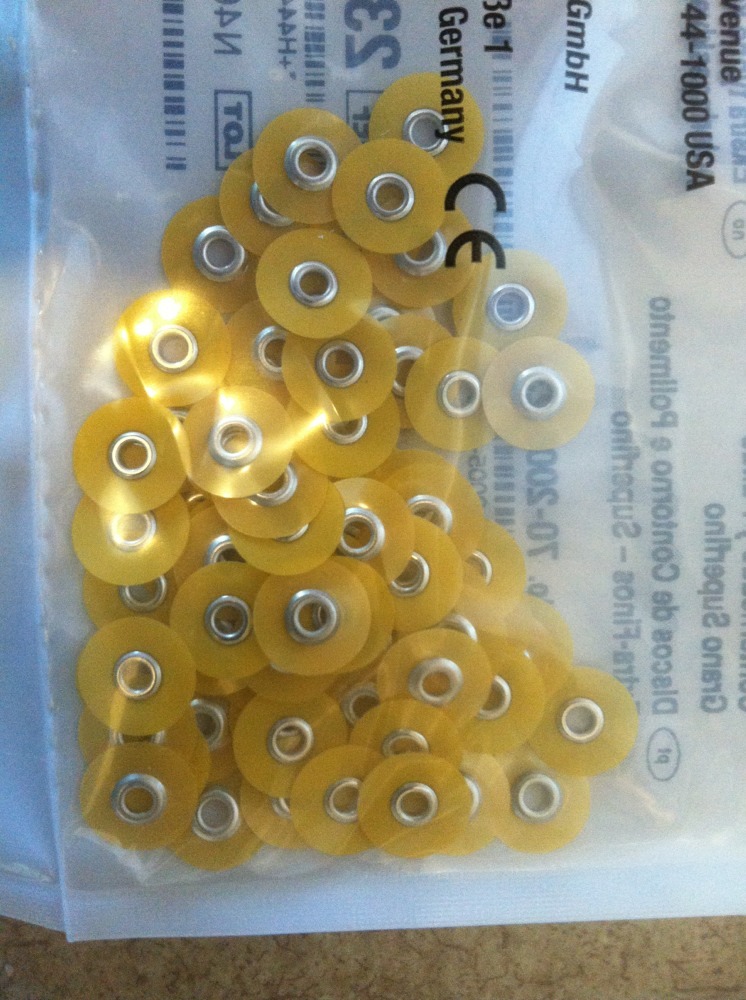 3M ESPE Sof-Lex soflex Discs Pack of 85 Orange Series 2381SF 3/8″ 9.5 mm Dental