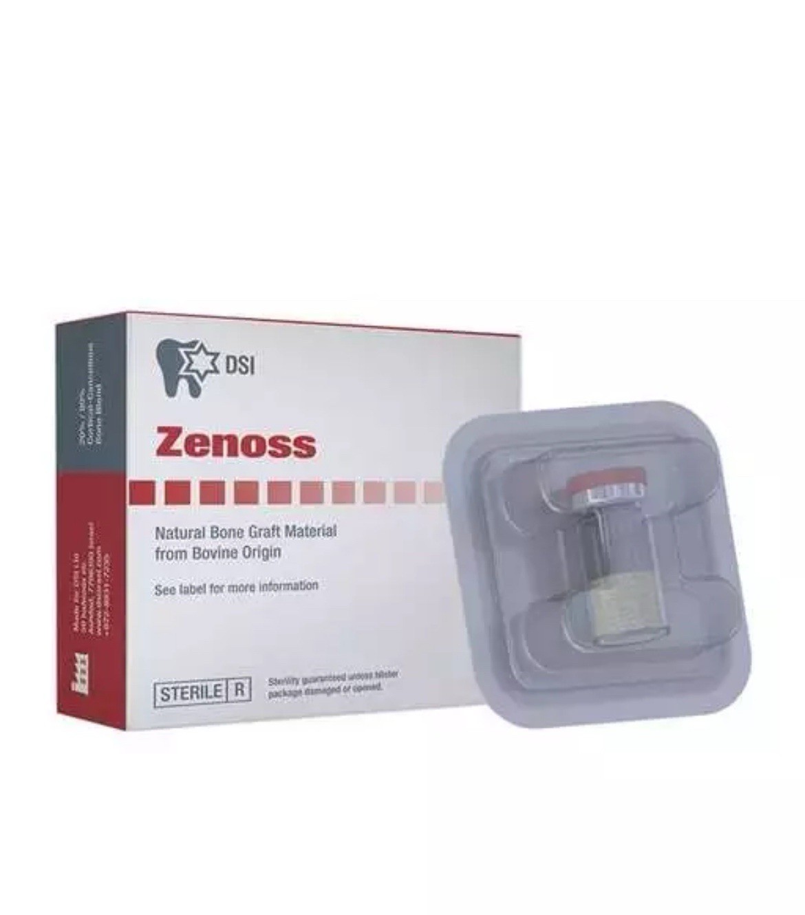 DSI Zenoss Xenograft Bone Graft Material, 5 cc Vial, 1/Pk