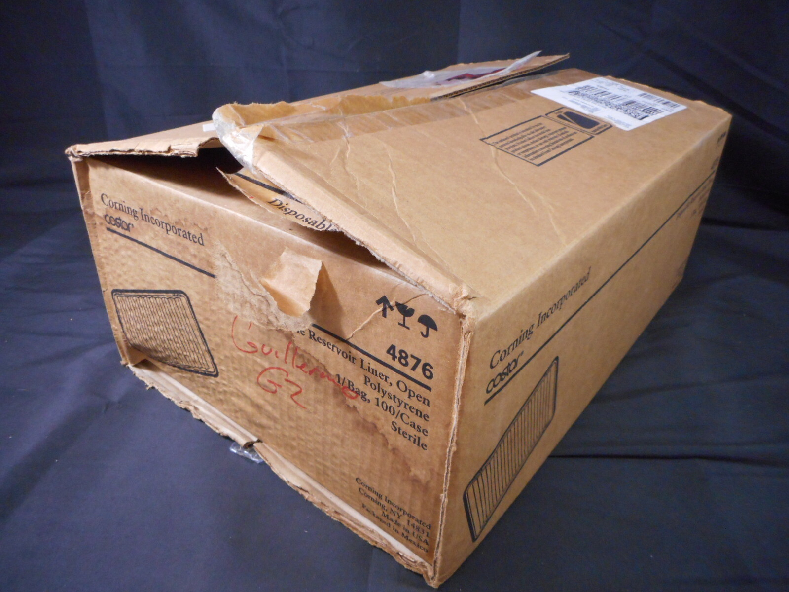 CORNING COSTAR White Polystyrene Disposable Reservoir Liner 4876 (100/case)