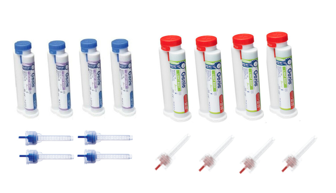 Genie VPS Impression Material Berry Flavor 50mL Cartridges (All Set Time)