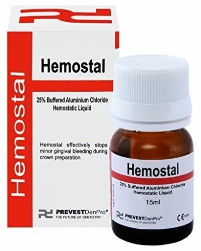3X Hemostal Hemo Stop Hemostatic Aluminium ChlorideLiquid DentalPrevest New pack