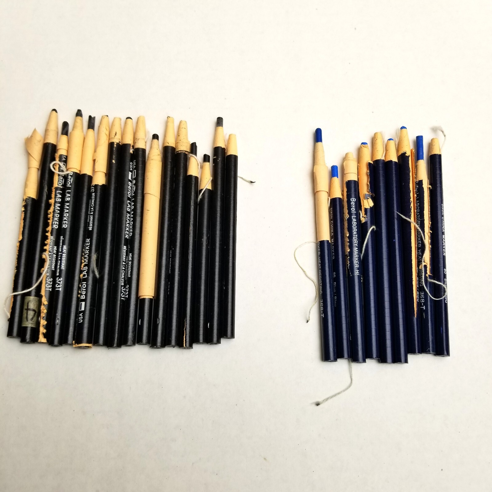 Laboratory China Markers Lot of 35 Berol Dixon Sanford Heat Resistant