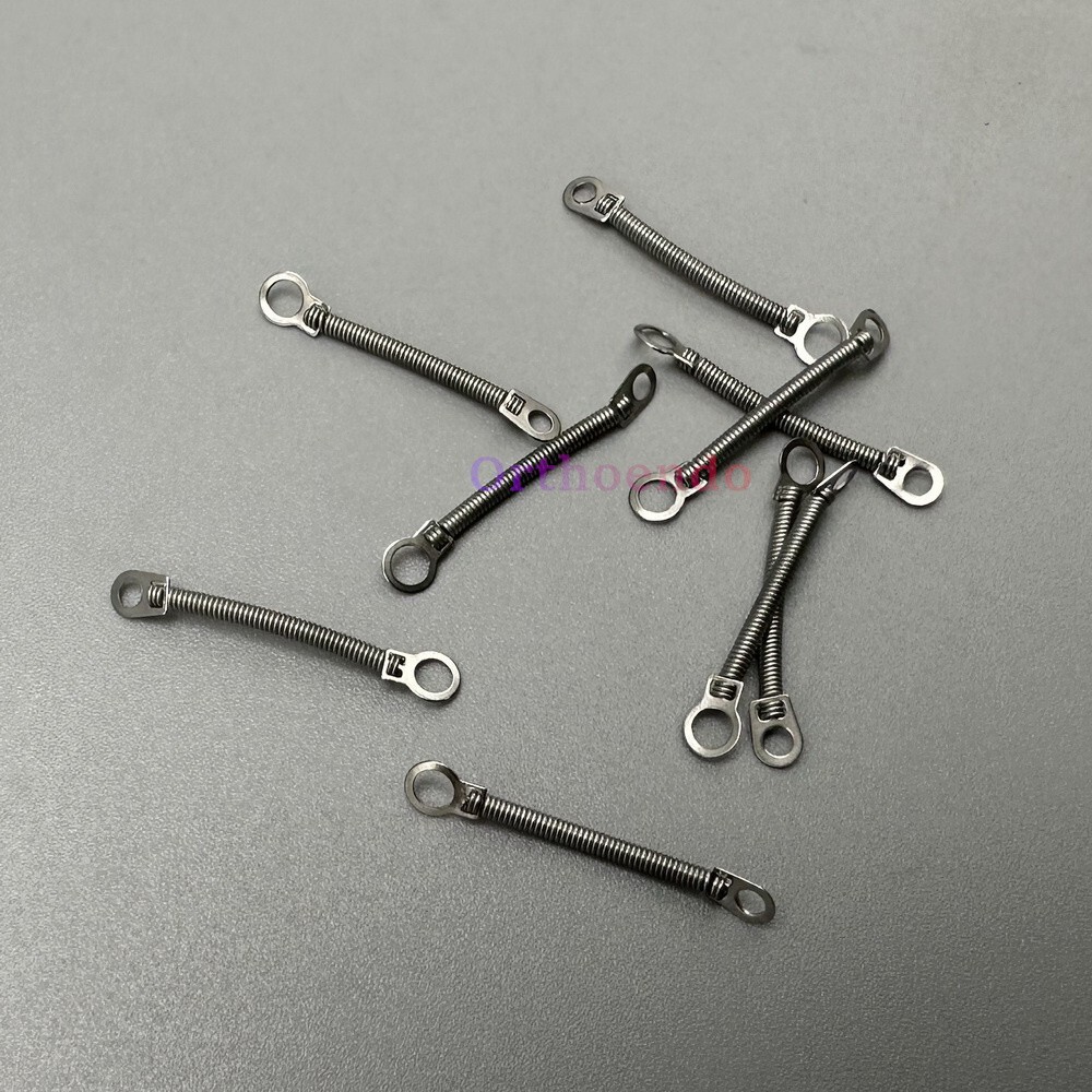 10Pcs Orthodontic Dental NiTi Close Coil Spring Medium Force Springs 6/9/12/15mm