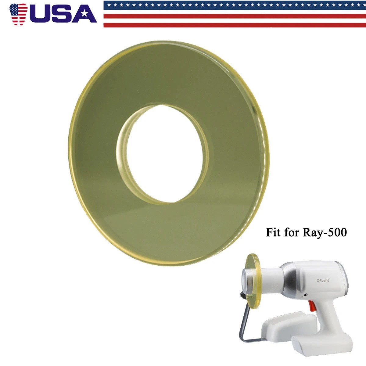 1pc Dental Scatter Shield Ring Protective Shield for Portable X Ray Machine