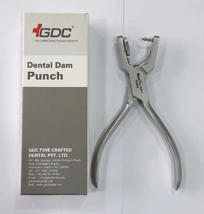 Dental GDC Rubber Dam Complete Kit with Clamps/Forceps/Dam Sheets (Free Ship)