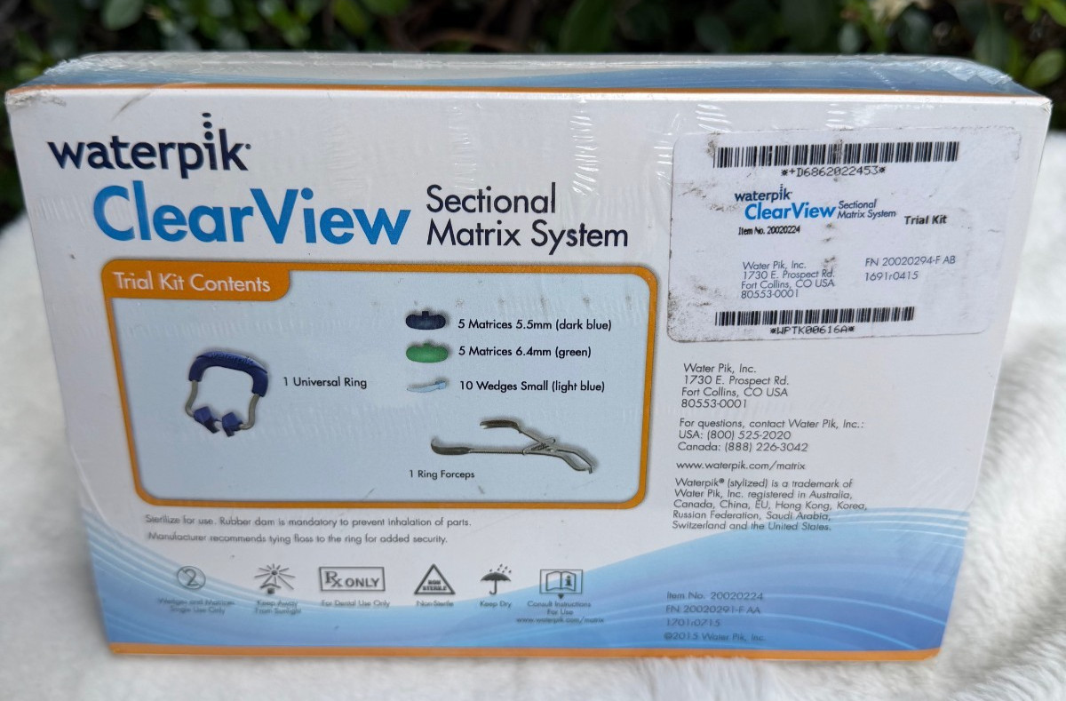 Waterpik ClearView Sectional Matrix System Trial Kit