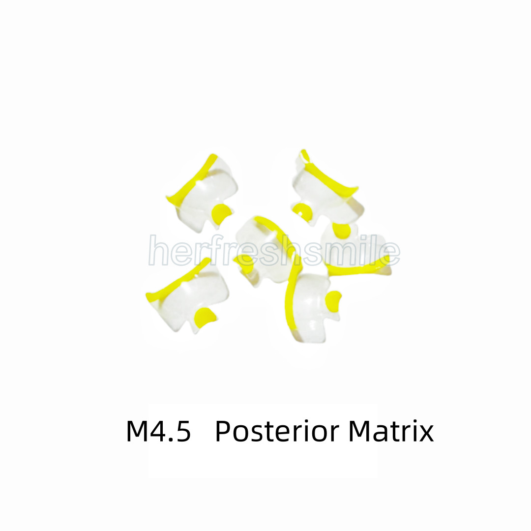 20Pcs Dental Clear Matrix Molar Mylar Matrices Similar Bioclear Matrice M4.5-8.0