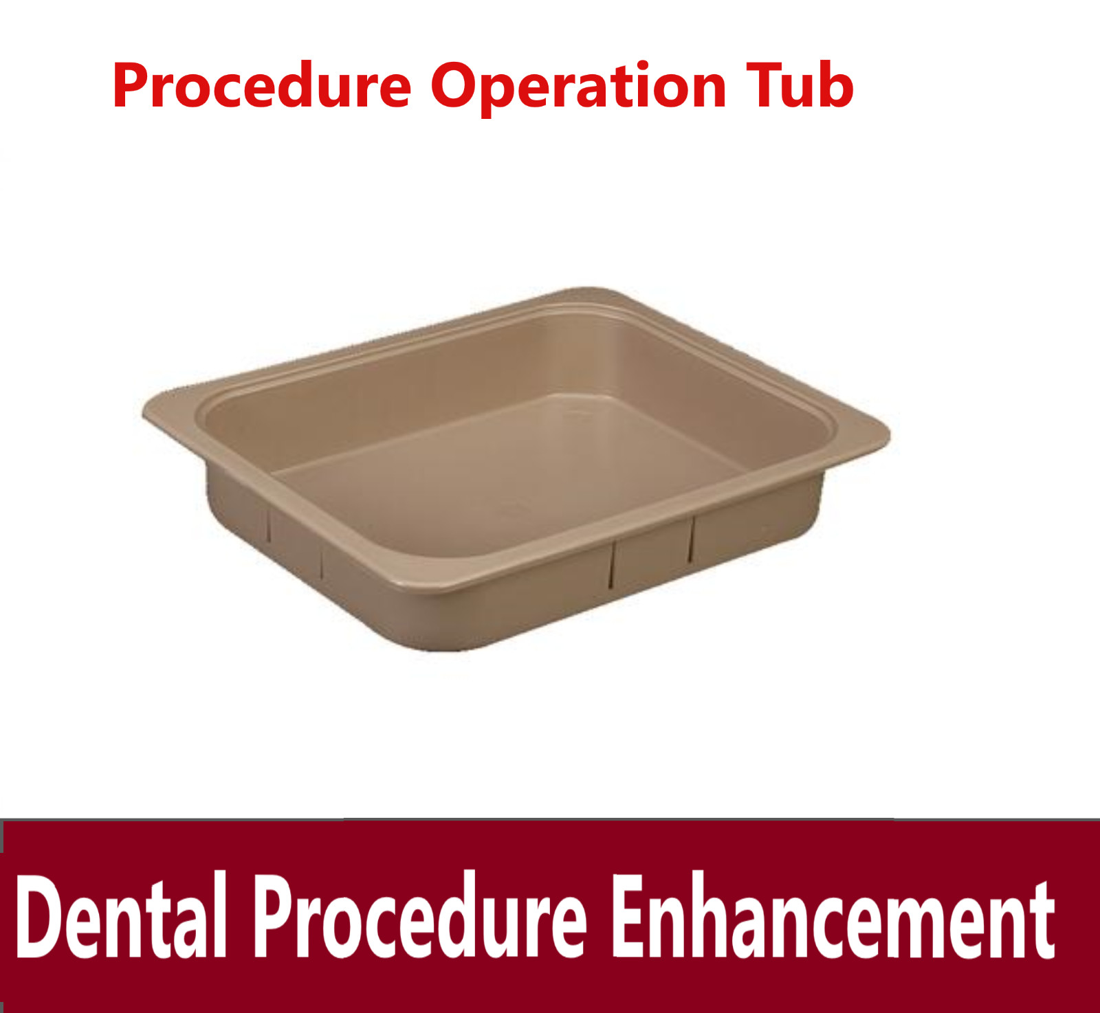 Dental Operation Tub Or Tub Lids, Tub Dividers, Instruments Tub, Autoclavable