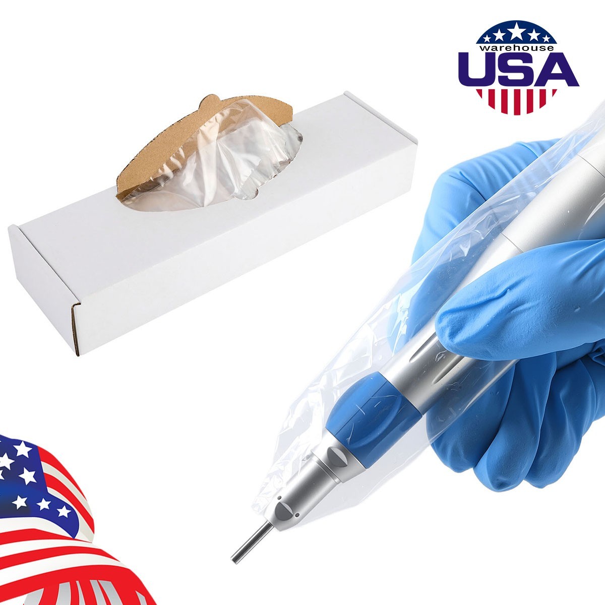 Dental Disposable Barrier Kit 500pcs Syringe Handpiece Tray Chair Covers