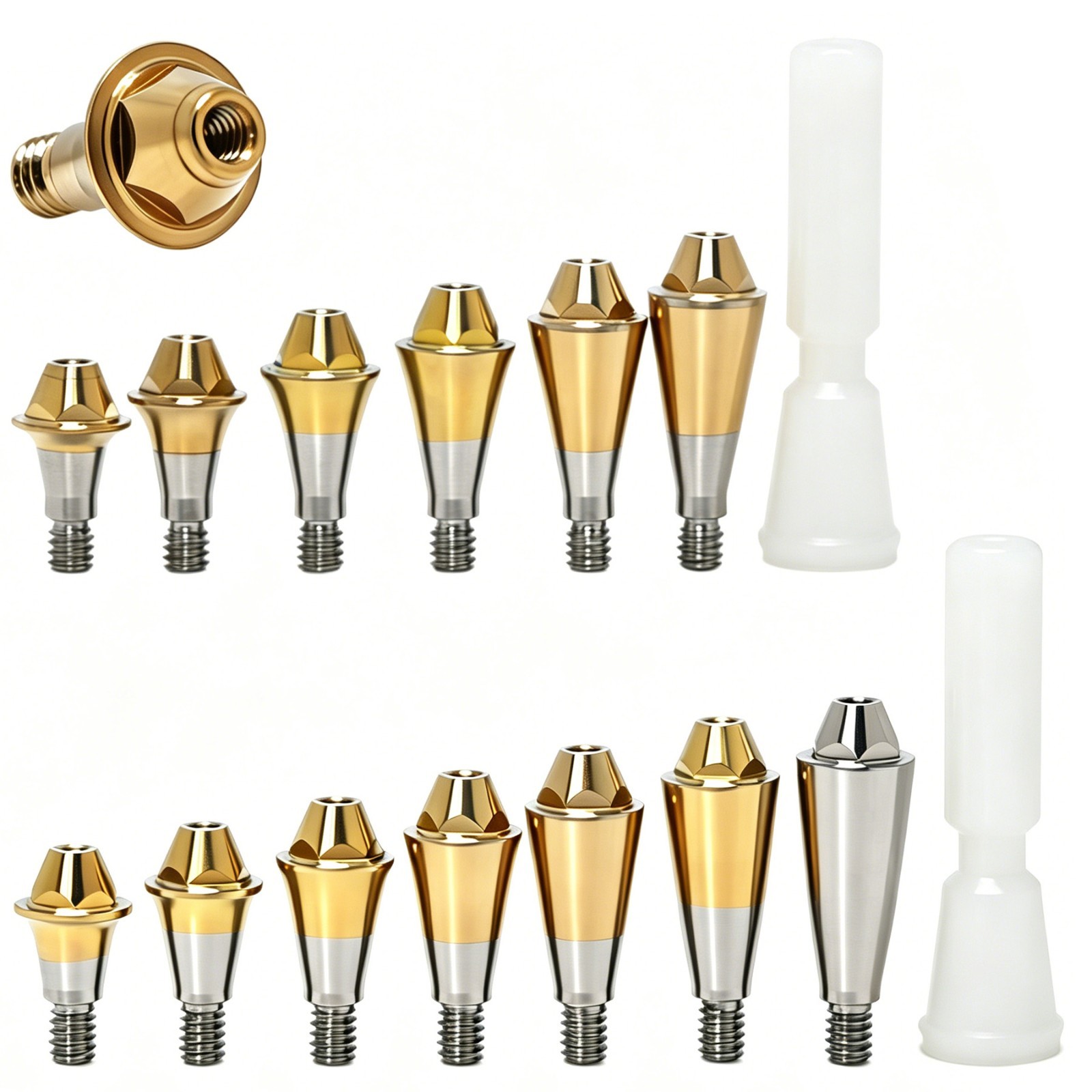 Dental Multi unit straight abutment 4.8 MU fits Hiossen Osstem Mini Regular plat