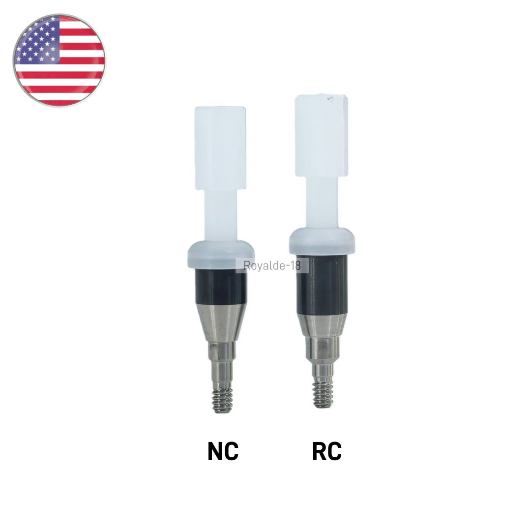 PEEK Cap Retention Insert Caps Novaloc Type Abutment ITI Titanium Housing RC/NC