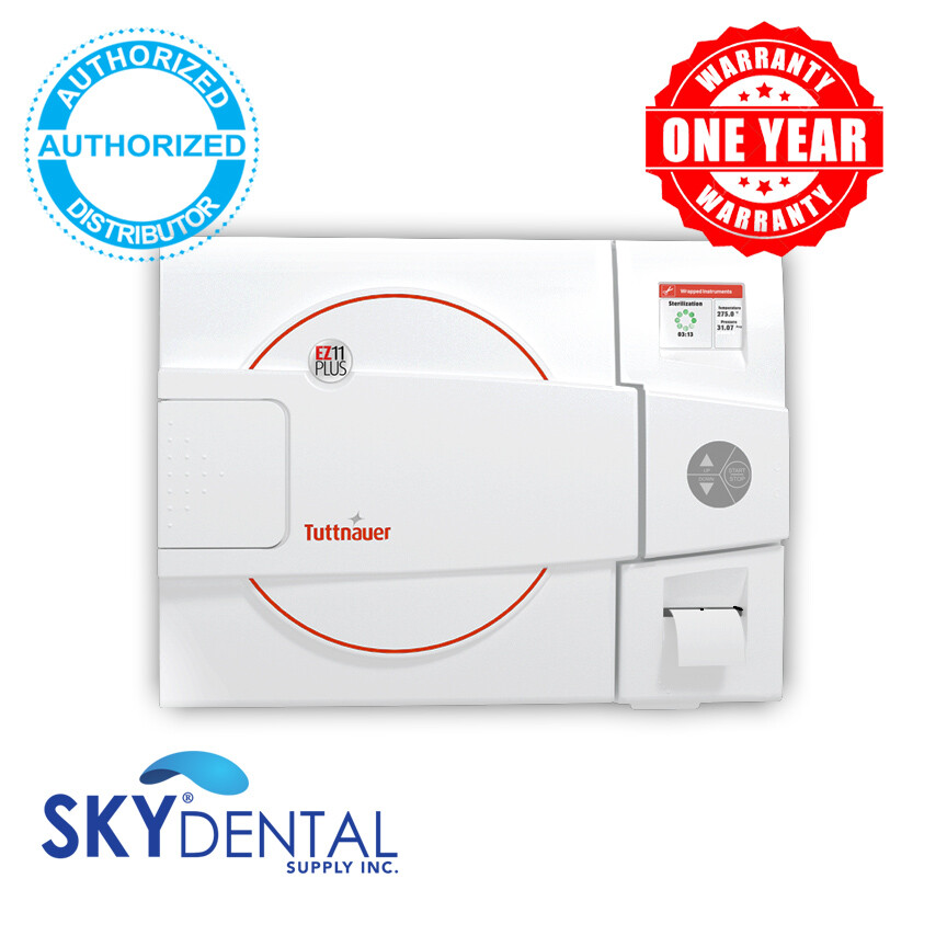 Tuttnauer EZ11 Plus Fully Automatic / Autoclave Sterilizer W/O Printer 1 Yr Wrty