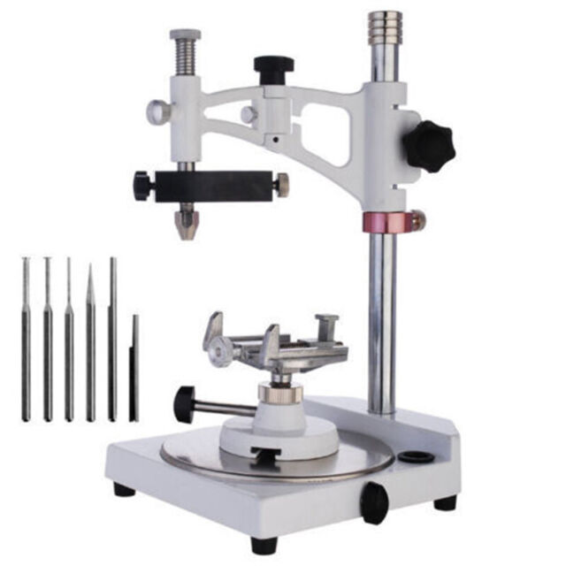 JT-09 Dental Stent Surveyor Visualizer Holder Table Fully Adjustable+6* Spindles