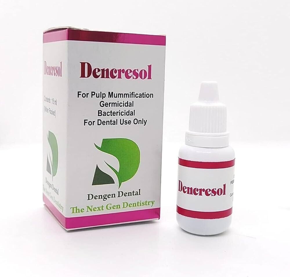 Dental DENCRESOL Superior Formocresol for Pulp Fixation Soulution 15ml Pack
