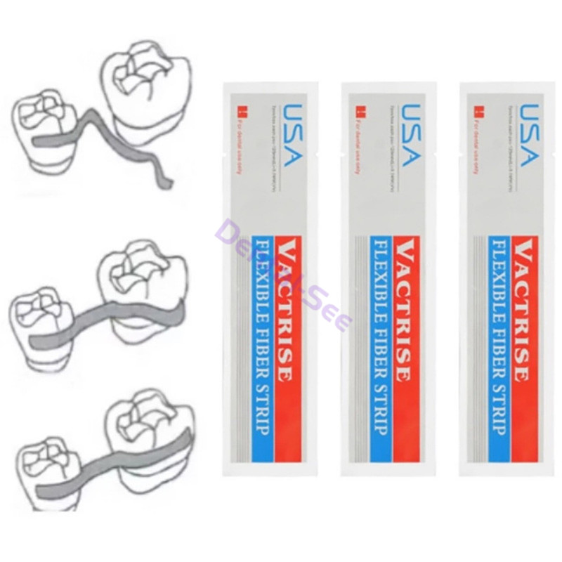 Dental Fiber Strip Composite Flexible Glass Splint Light Cure Bonding Ribbon USA