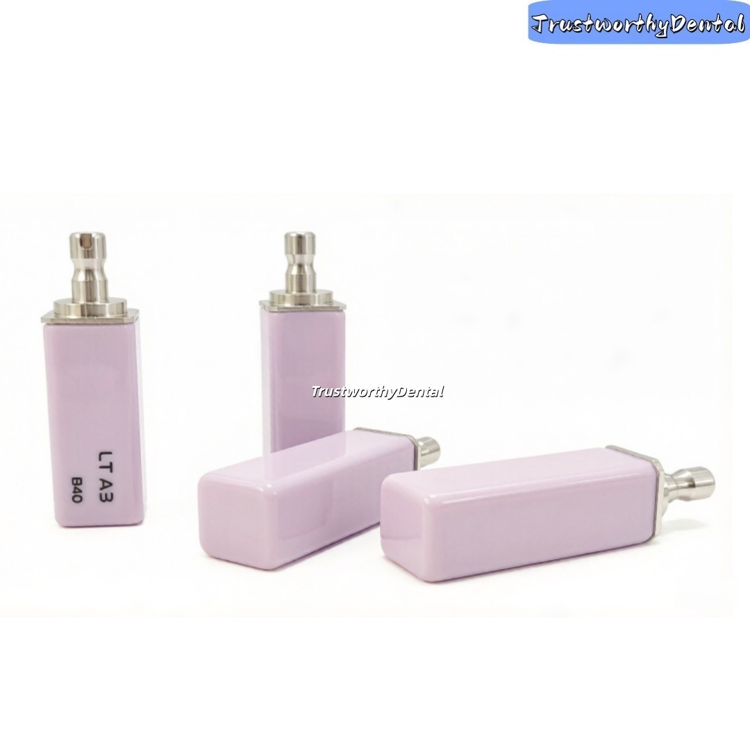 1Pc Dental Lithium Disilicate Block B40 Glass Ceramic LT Sirona Cerec Milling