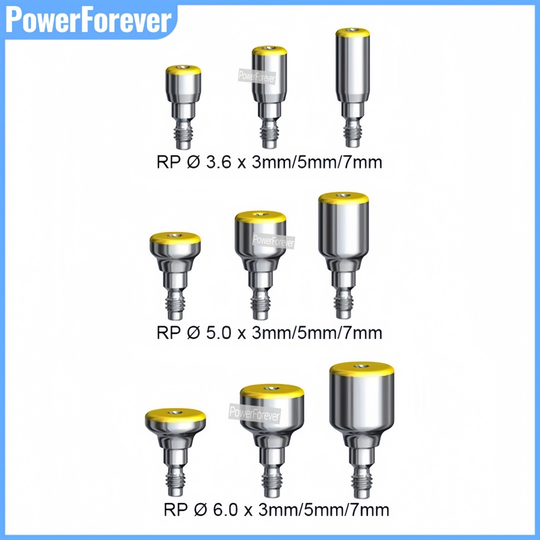 NP/RP Dental NOB Healing Abutment Cap Conical Connection Fits Nobel Active Tool