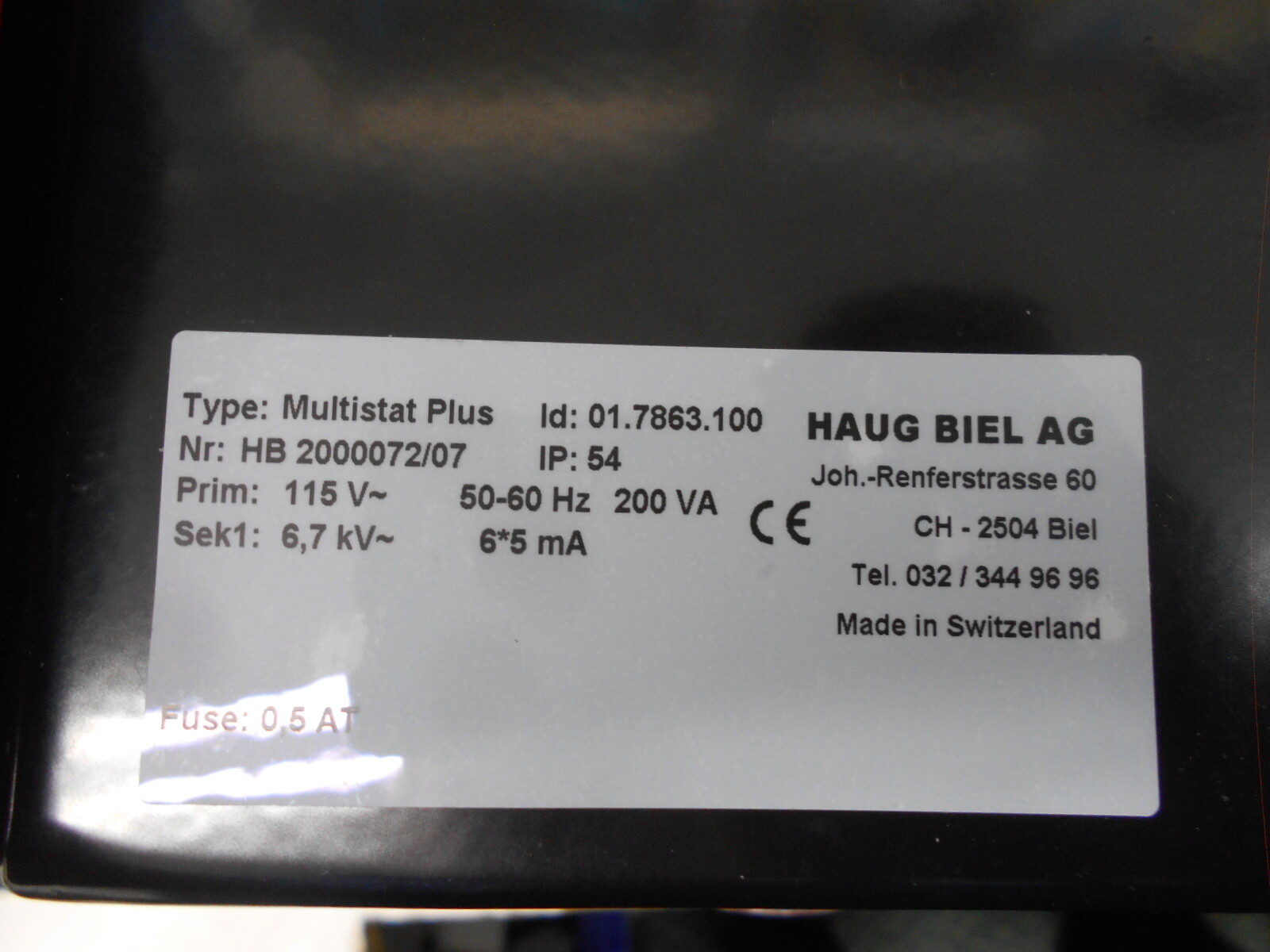 HAUG BIEL AG HB-2000072/07 MULTISTAT PLUS POWER PACK