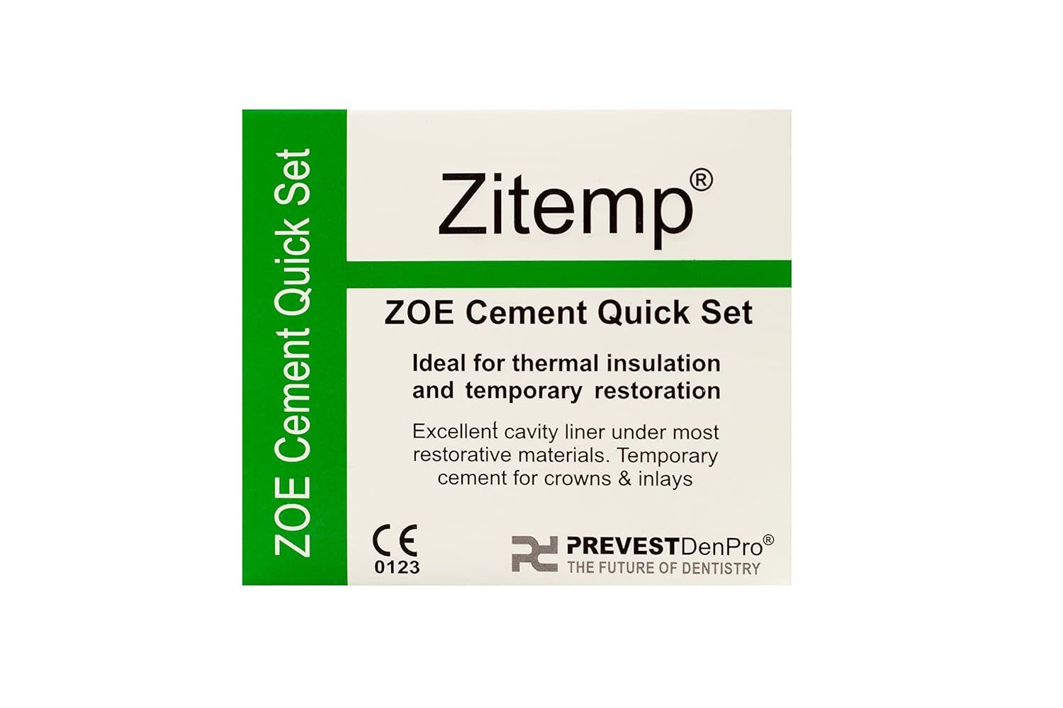 Prevest-Denpro Zitemp Powder liquid kit ZOE Cement Liquid – 10ml, Powder – 20g.