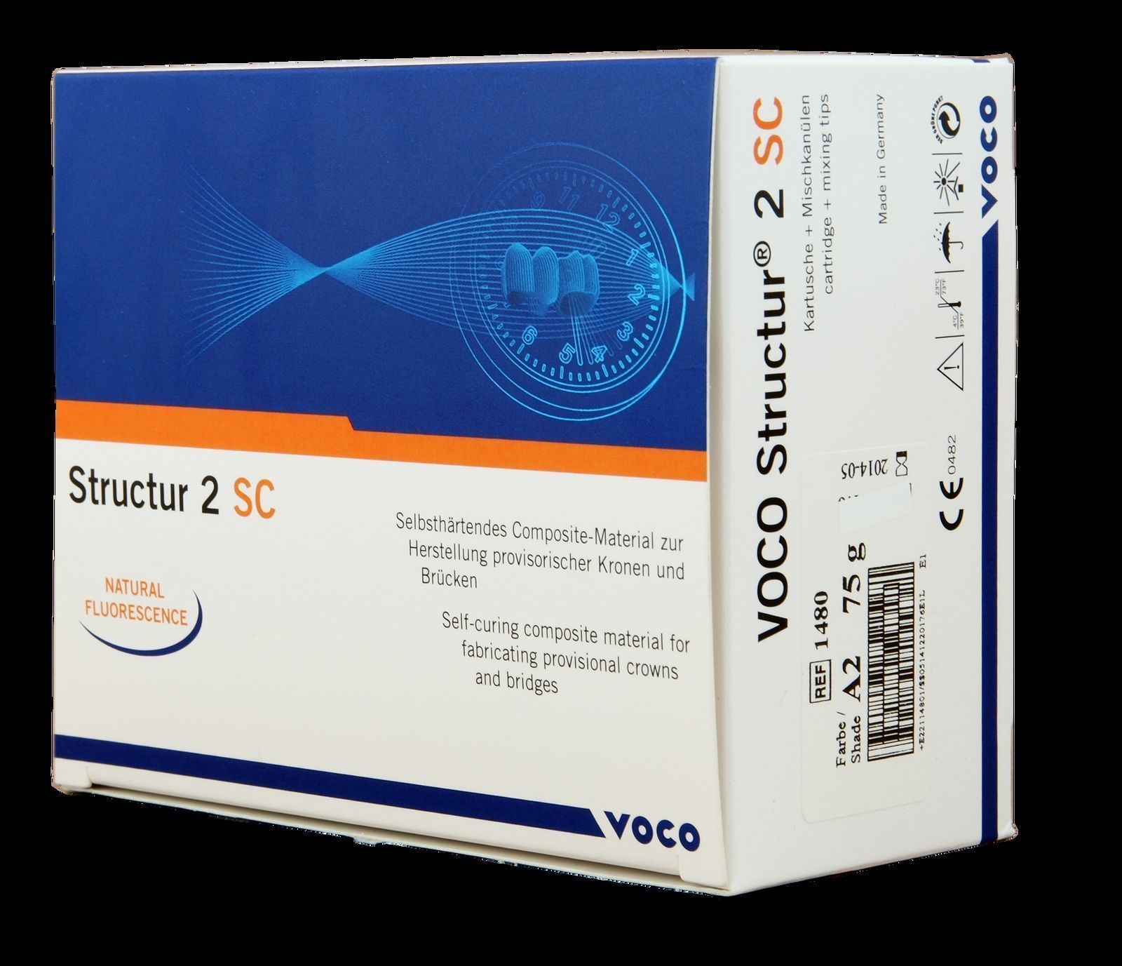 Voco Structur 2 SC A2 Dental Self Cure Temporary Crown & Bridge Material