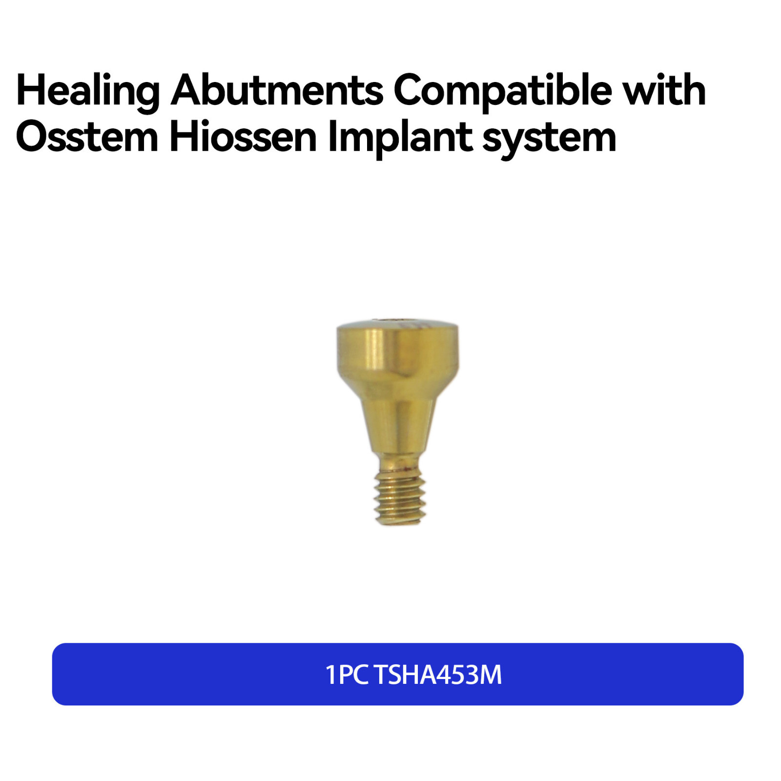 Dental Healing Abutment Cover Screw Mini Platform Fit Osstem Hiossen 4.0/4.5mm