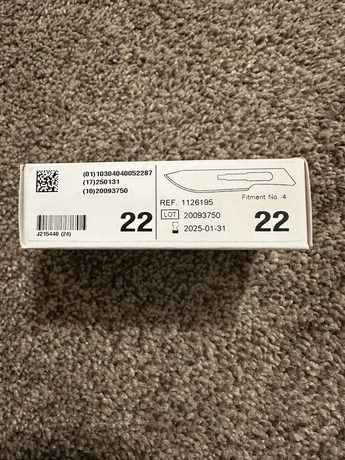 Sugical Blades #25 Refill 100/Bx [Henry Schein] four boxes of 100
