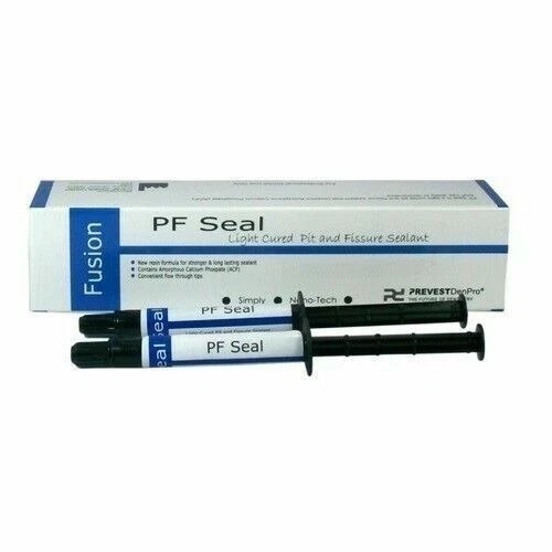 Prevest Denpro PF SEAL Light Cured Pit & Fissure Sealant Dental Material 2x2gm