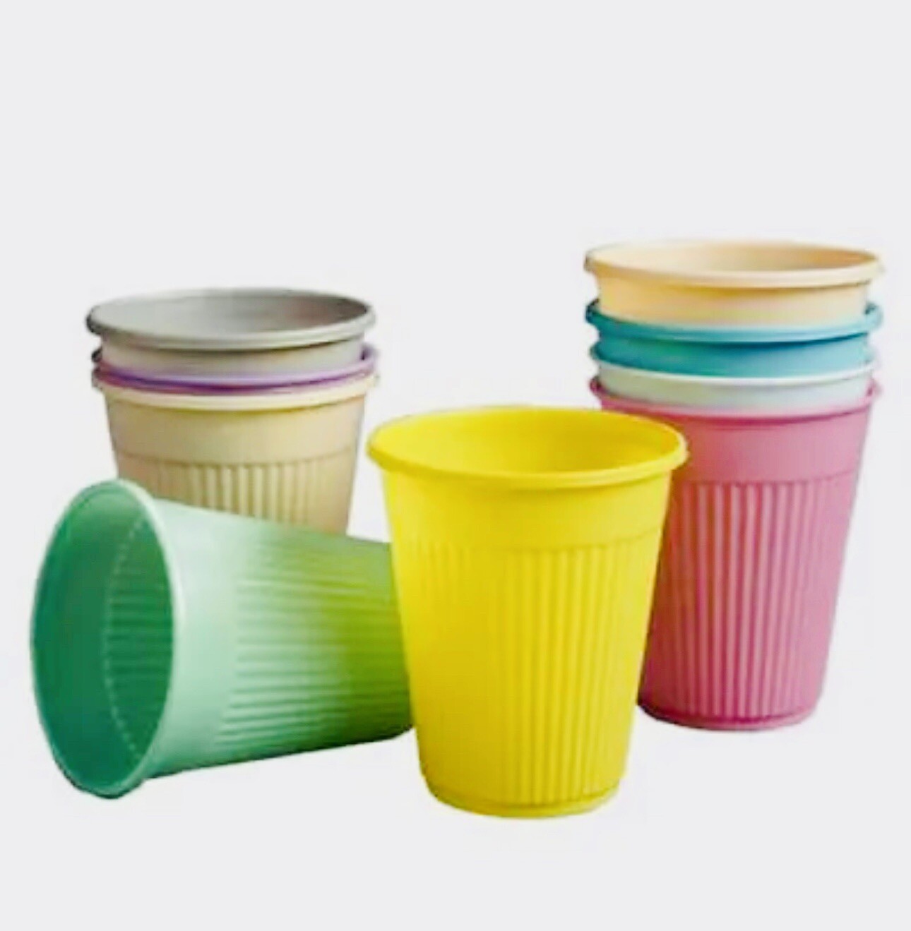 1000pcs Disposable Dental Plastic Drinking Cups 5oz Blue/Green Color, USA Seller