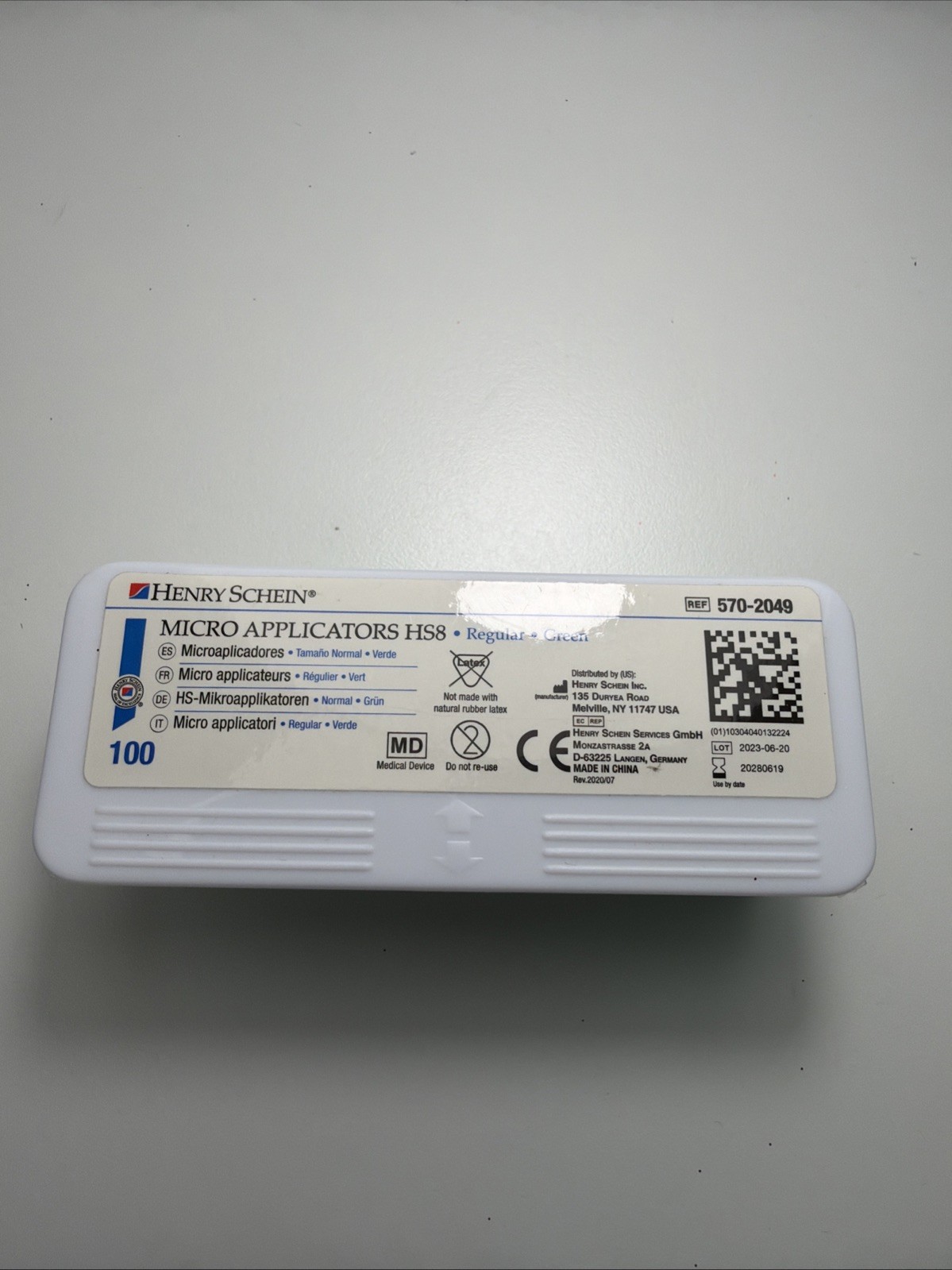 Henry Schein Bendable Micro Applicator, Fine Tip, Disposable 100 PK
