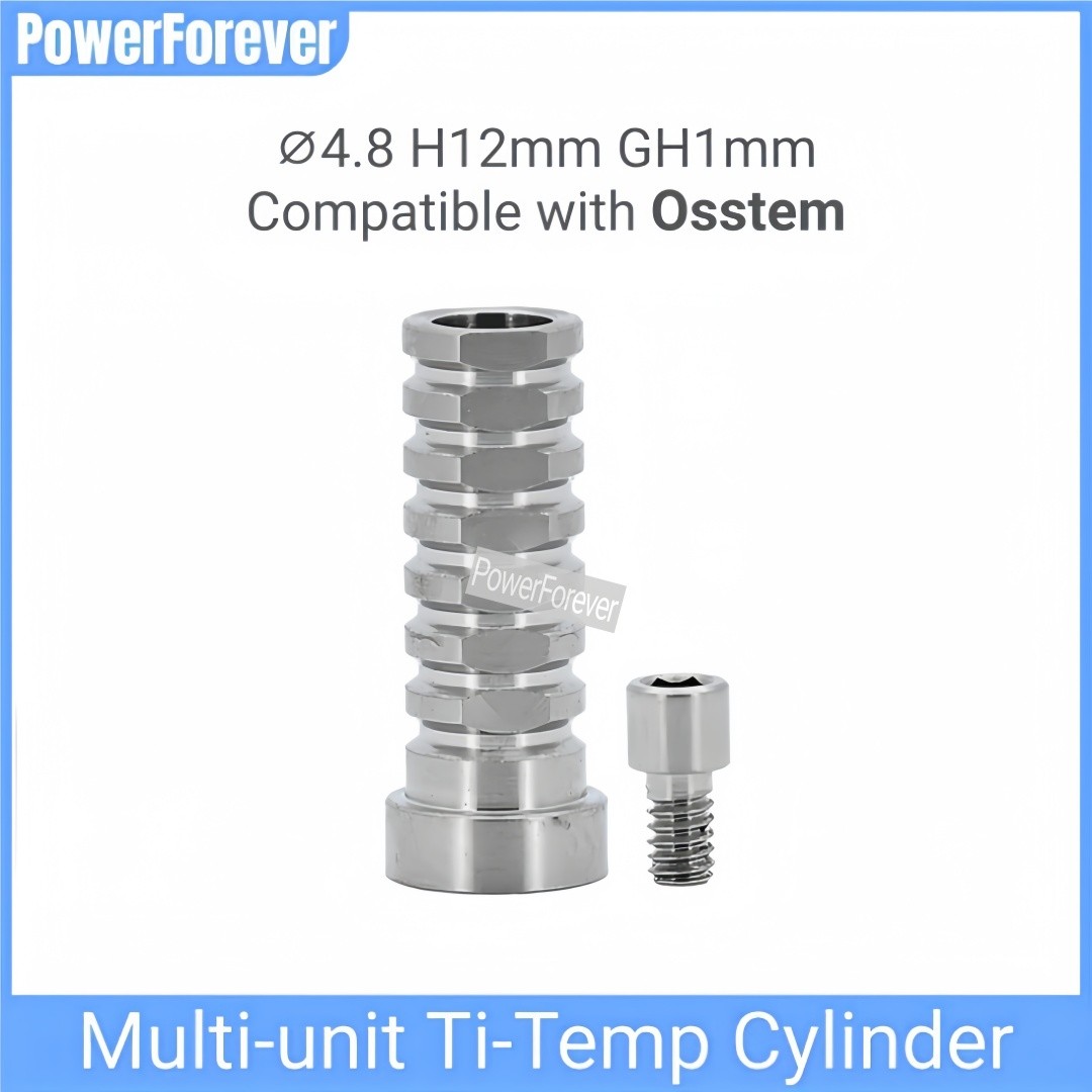 Dental Multi Unit Titanium Temporary Cylinder Ti MU Lab Abutment Fit OSS/ITI/NOB