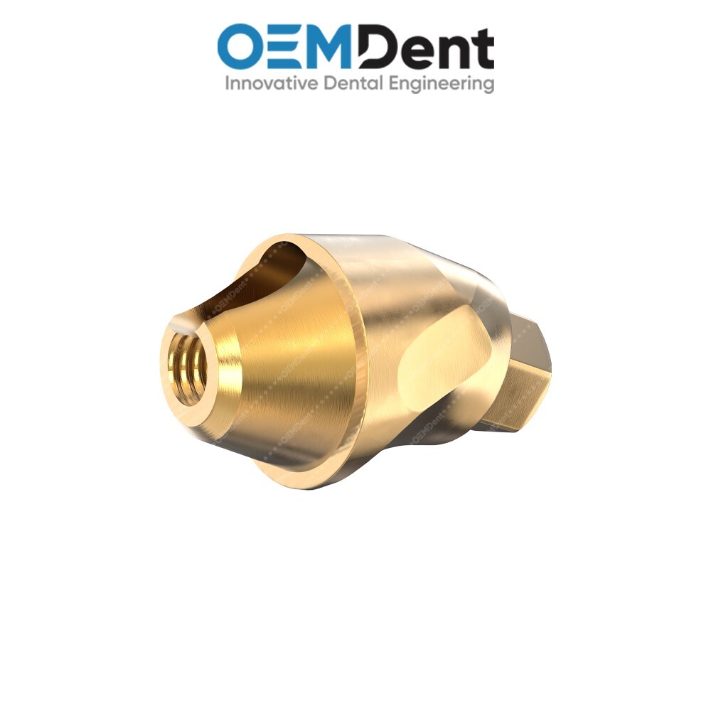 Dental Angulated Multi Unit 1.6 Titanium Sleeve Set 17° DSI® Compatible Int Hex