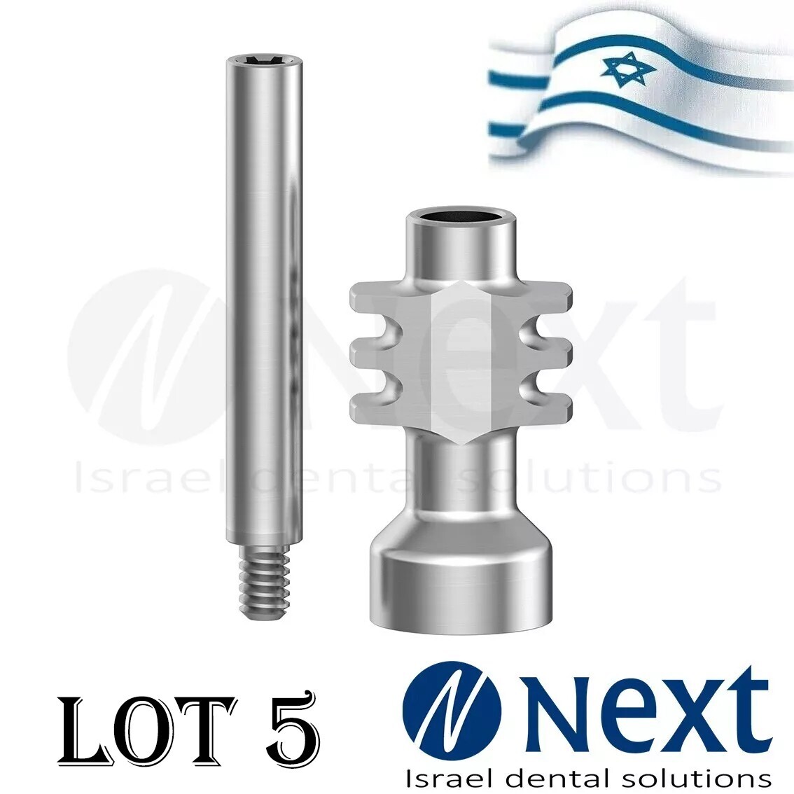 Lot x 5 New Multi unit Open Transfer abutment 1.4 mm