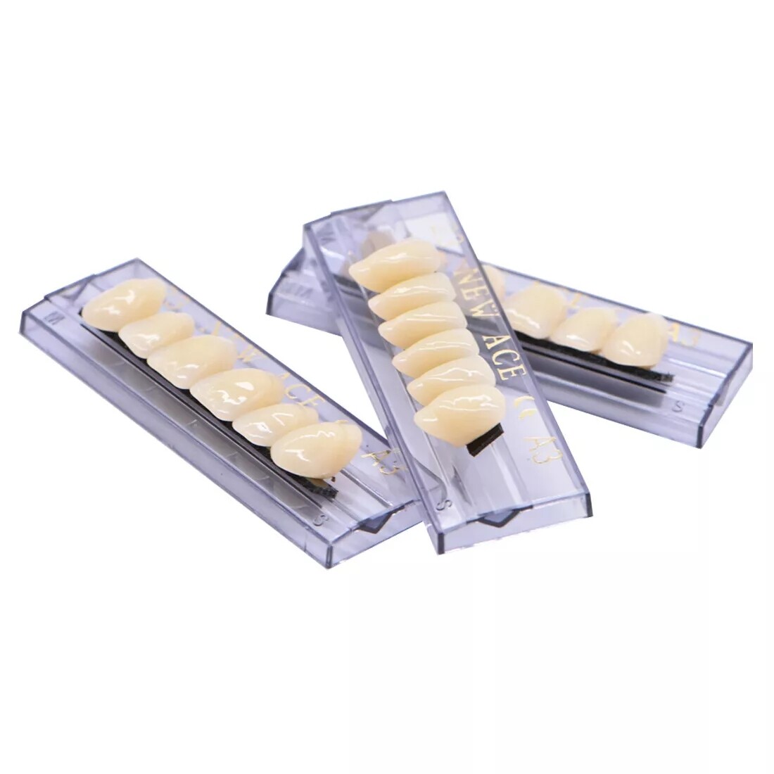 168X Acrylic Resin A1/A2/A3 Dental Denture Teeth Upper Lower Shade 22/23/24# USA