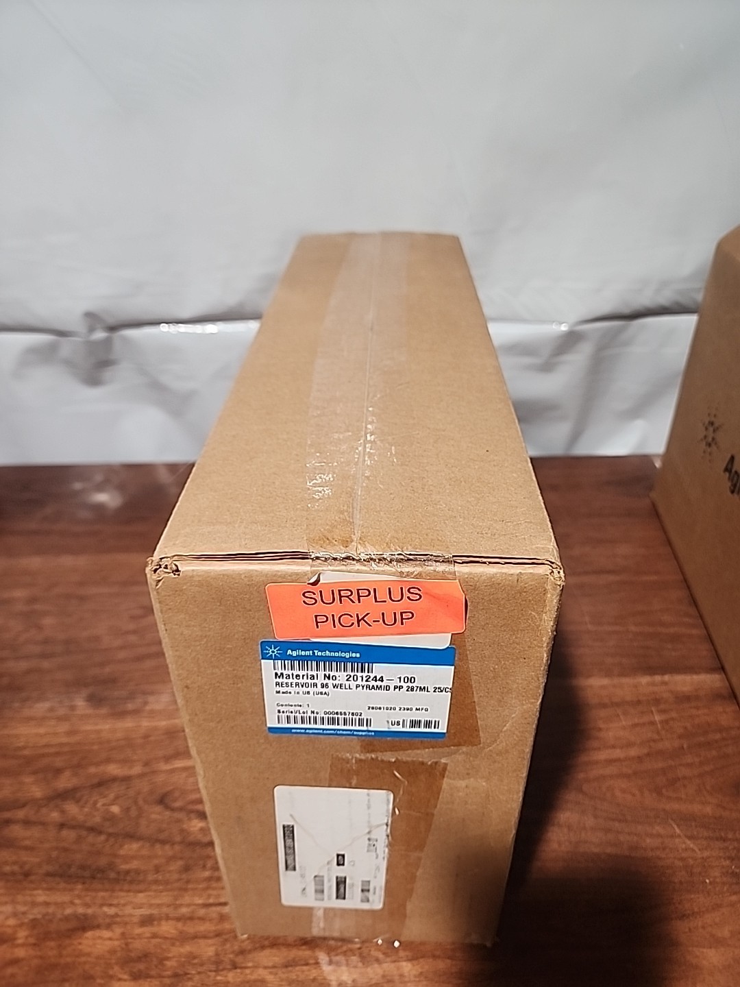 AGILENT TECHNOLOGIES RESERVOIR 96 WELL PYRAMID PP 287ML 201244-100 BOX OF 25
