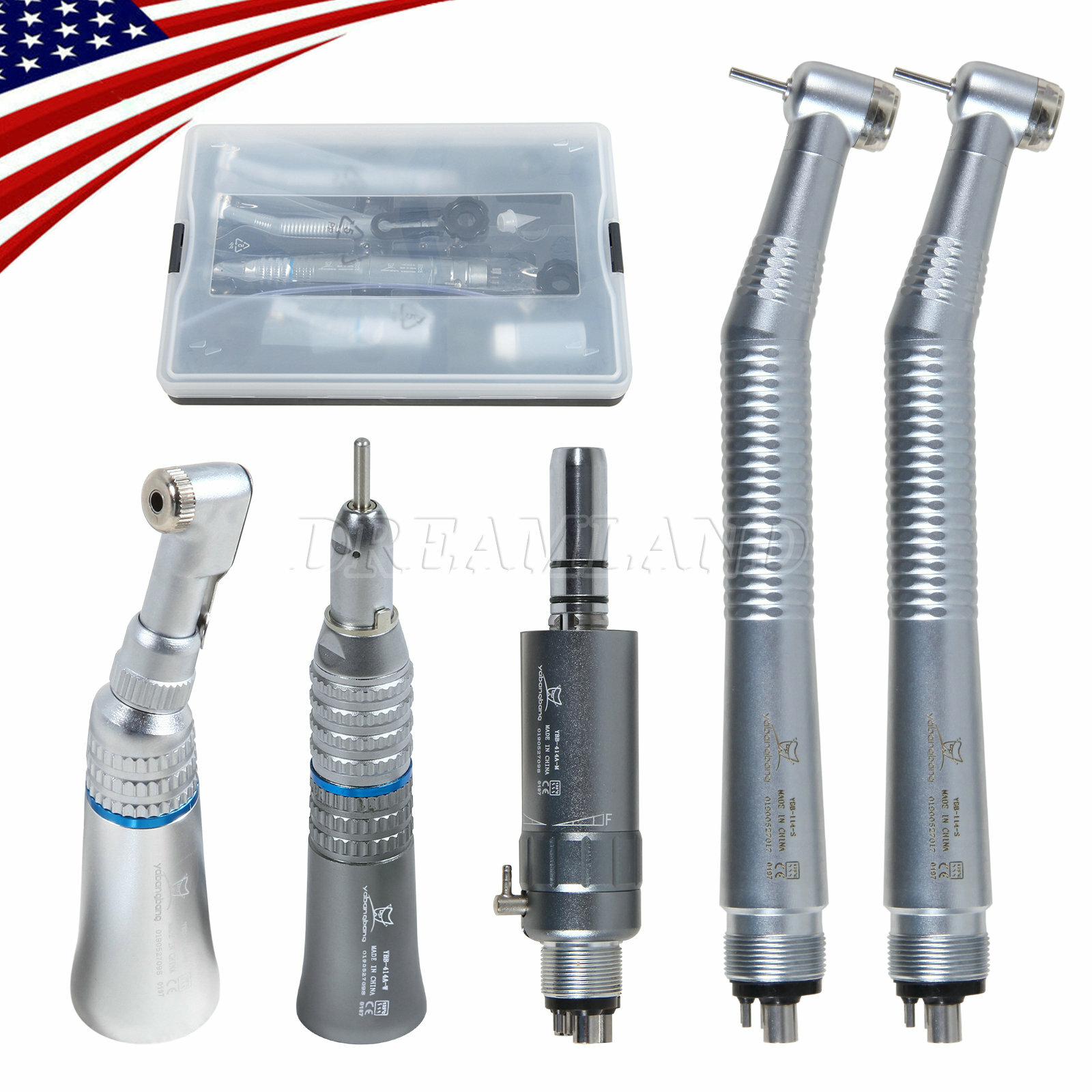 NSK Style Turbina Dental High Low Speed Handpiece 4H/Fiber Optic LED Turbine 2H