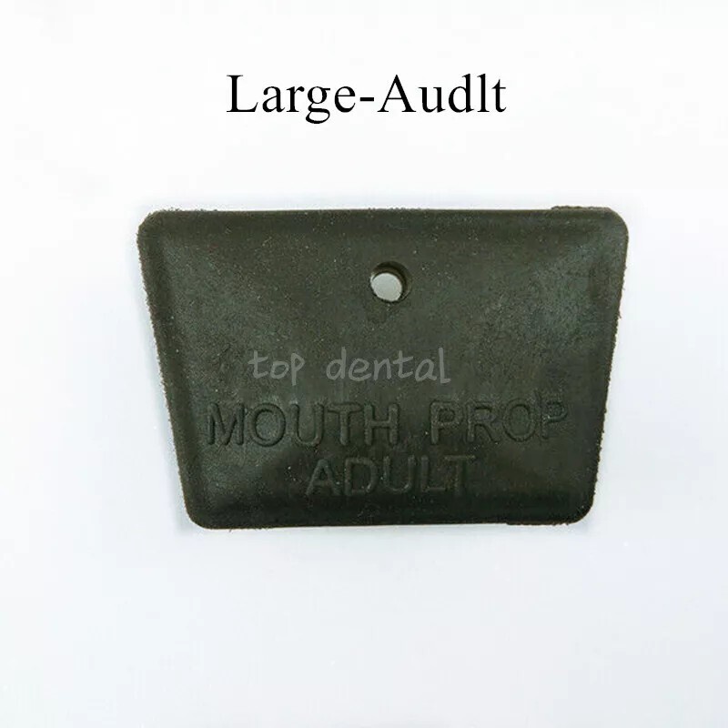 S/M/L Dental Silicone Black Mouth Prop Bite Block Child Adult Latex Free Strong