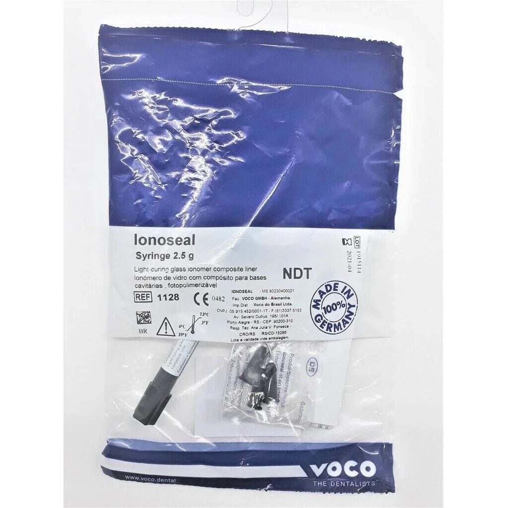 VOCO Ionoseal NDT Light Cure Radiopaque Glass Ionomer Composite Liner 2.5g Syr