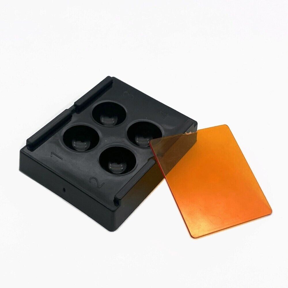 4 Well Dental Mixing Wells with Light Shield Cover Holes Palette Bonding Tray