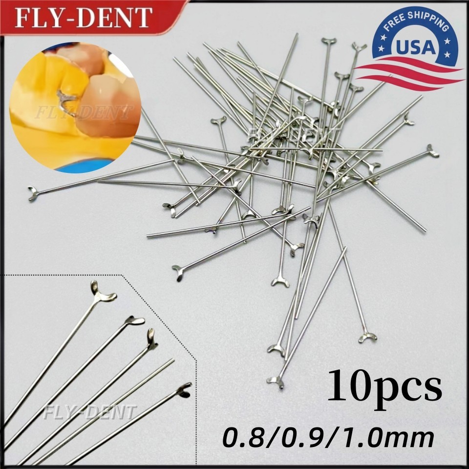 Dental Ortho Y-Type Retainer Clasp Oblique Bar Teeth Position Hold 0.8/0.9/1.0mm