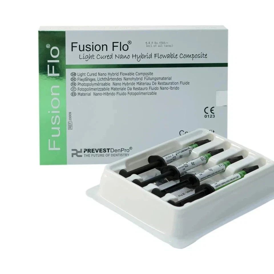 Prevest DenPro Light Cured Universal Nano Flowable Composite Fusion Flo Freeship