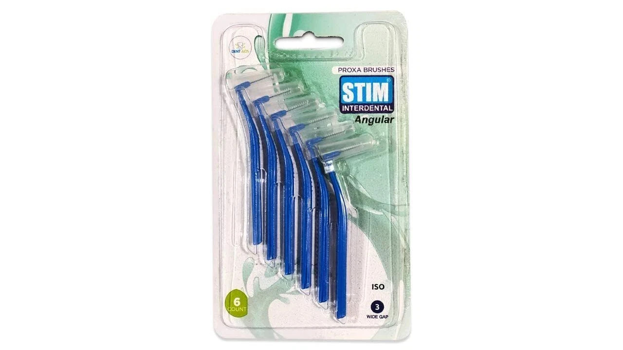 DENTAIDS Stim Proxa L Angular With Colour Coded Interdental Brush