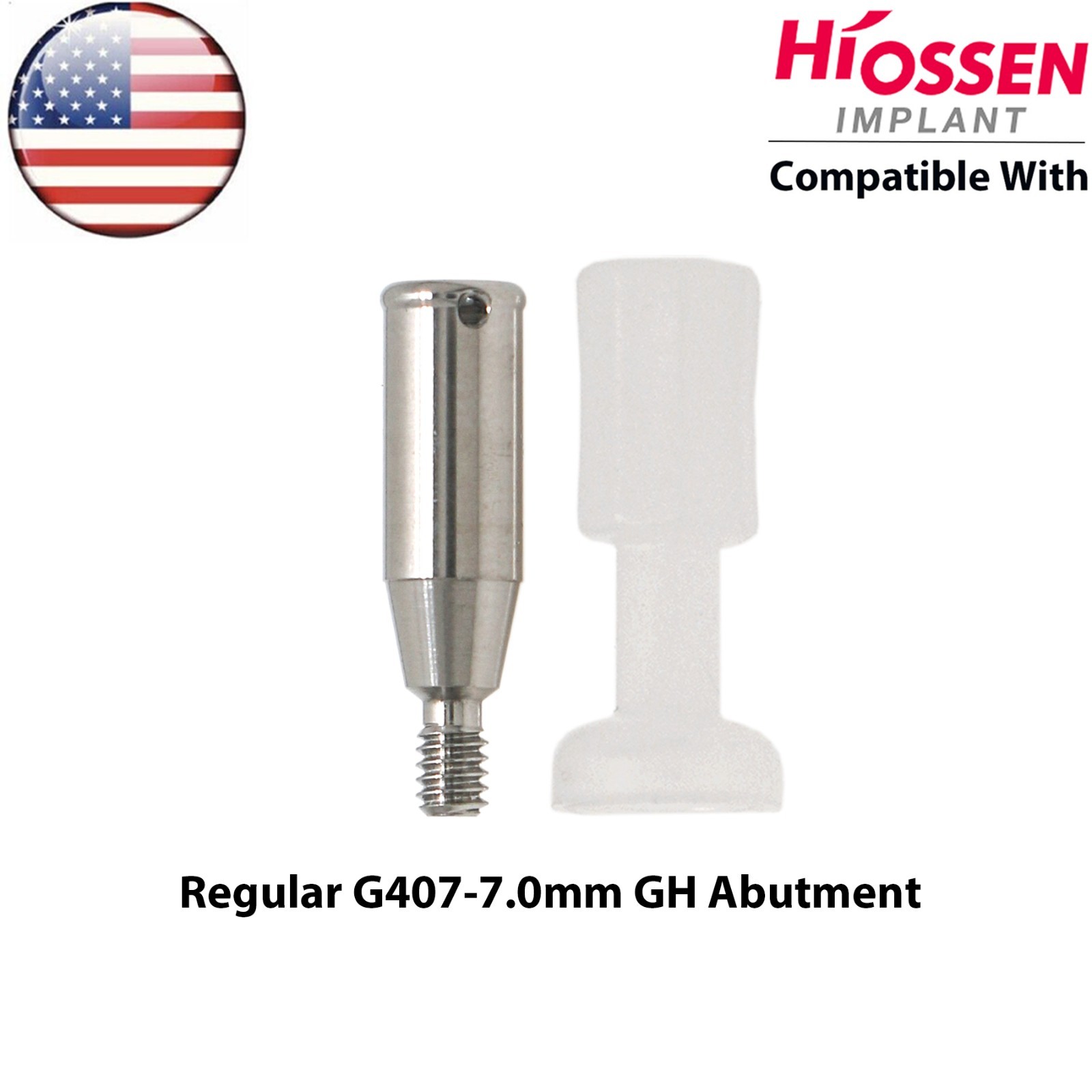 US Overdenture Locator Abutment Mini/Regular Fit Hiossen ET/Osstem TS Platform