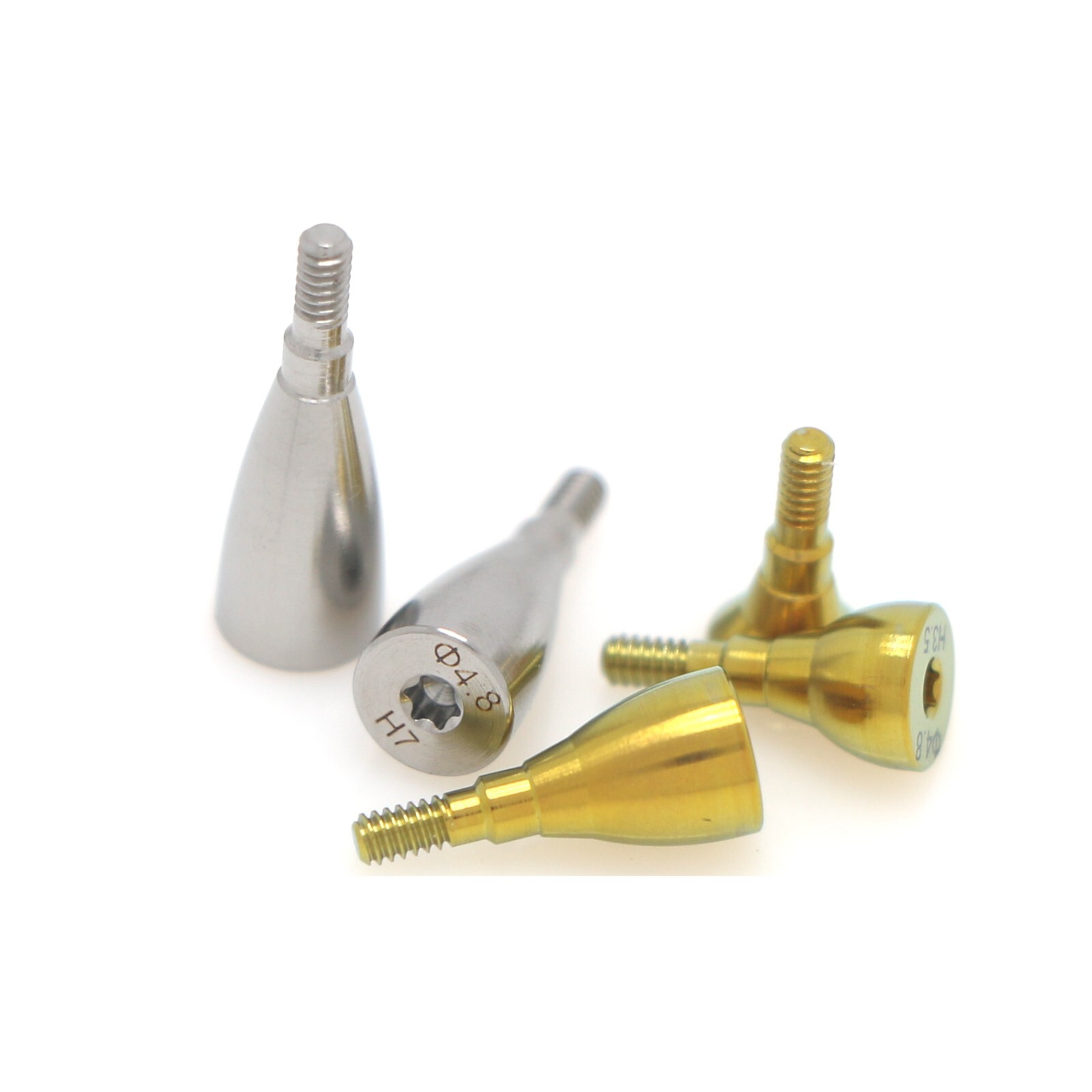 Dental Healing Abutment NC Ø3.6/4.8mm Dia Cover Screw fits ITI Straumann BL/BLT
