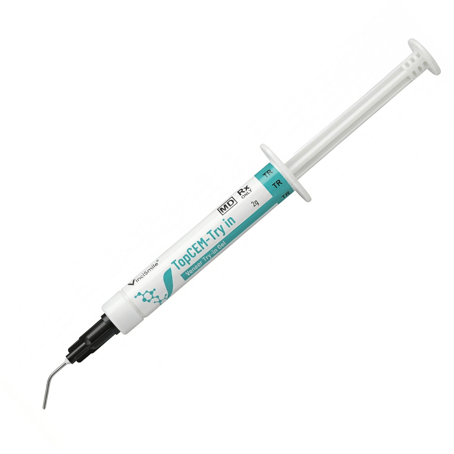 Vincismile TopCEM Dental Try-In Veneer Try-In Gel for Final Cured Cement 2g