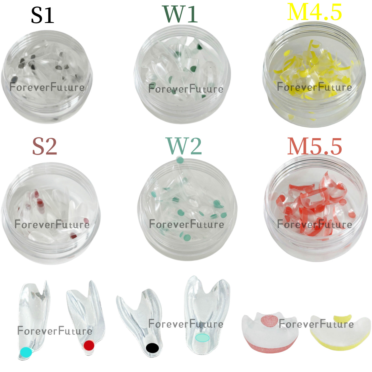 Dental Clear Matrix Anterior Posterior Teeth Matrix Wedges Kit Fit Bioclear BT
